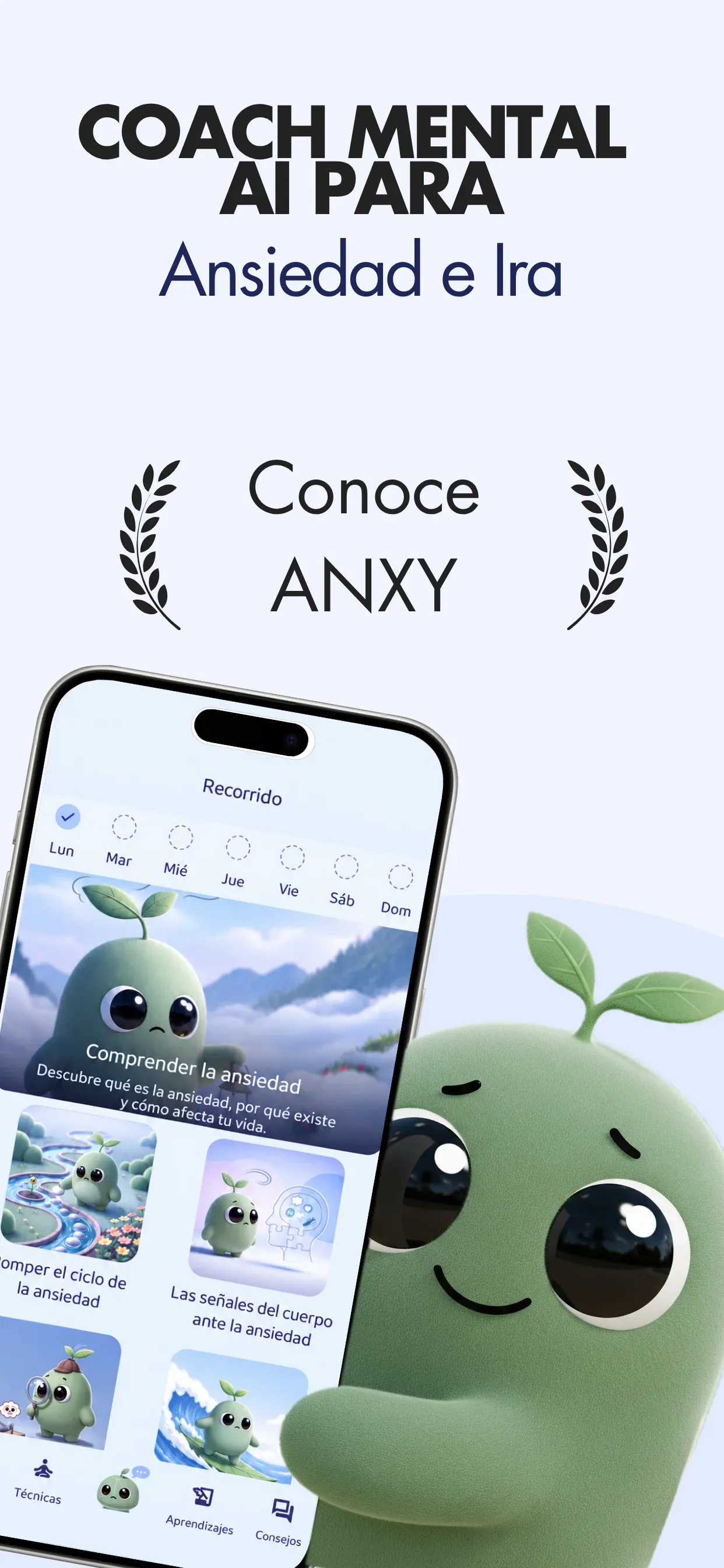 Anxy — Anxy · autoayuda para la ansiedad diaria
