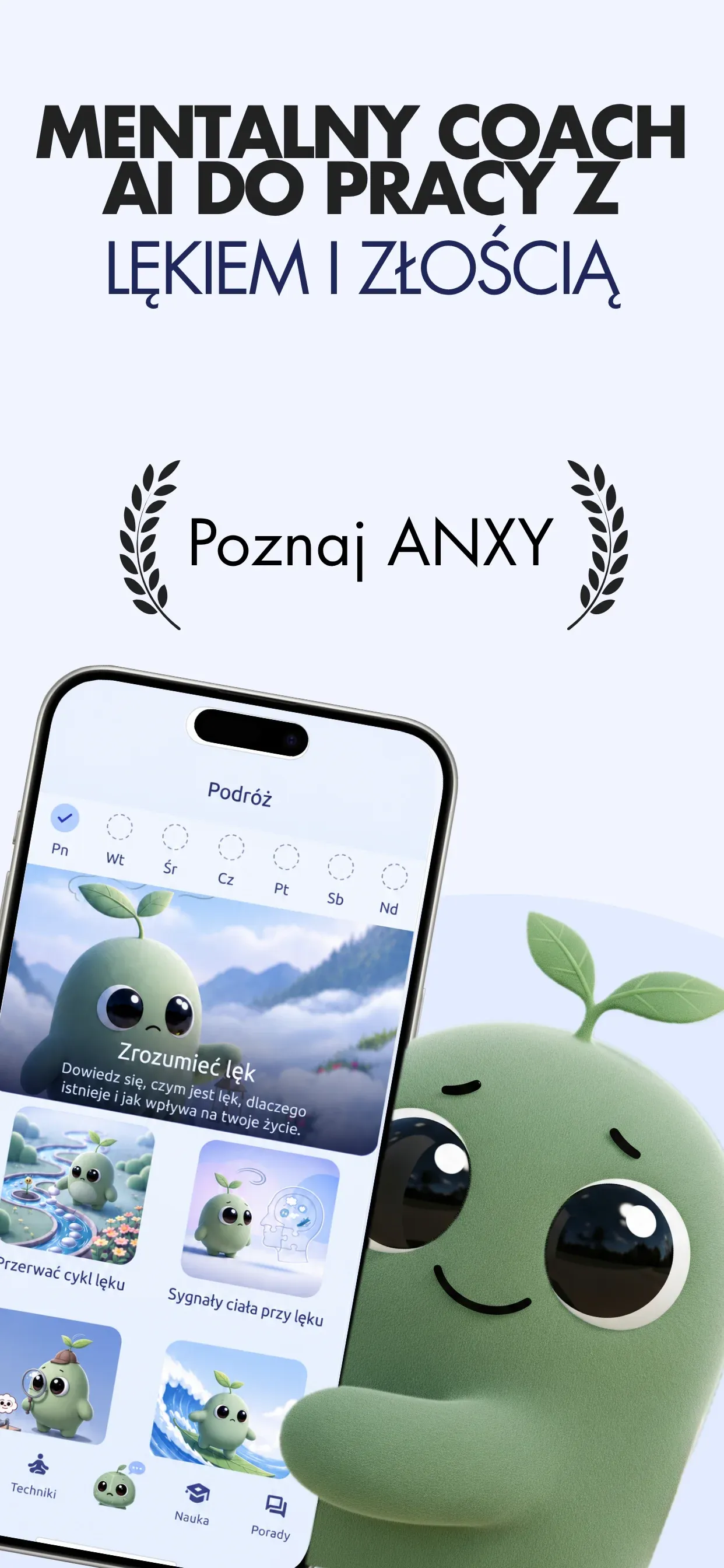 Anxy — Anxy · samopomoc przy codziennym lęku