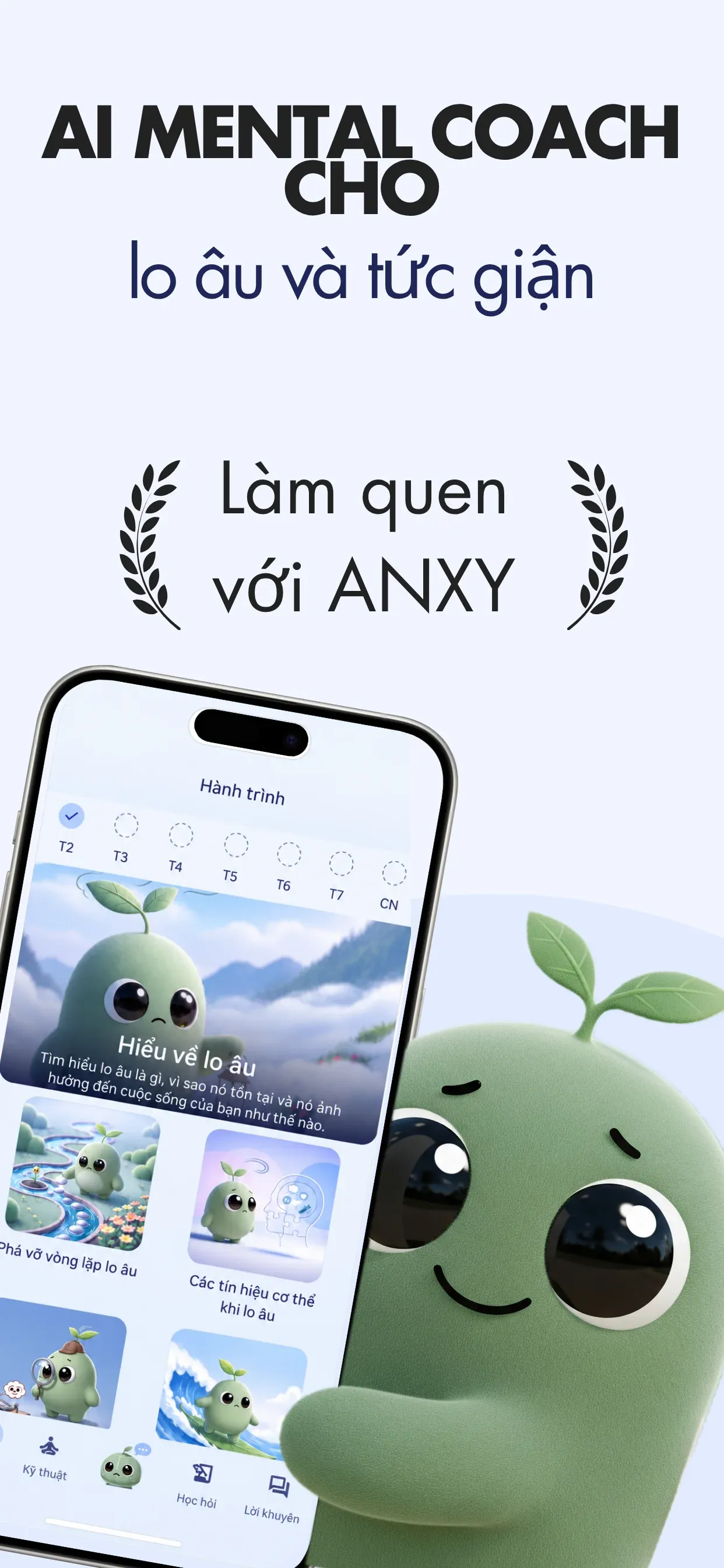 Anxy — Anxy · tự trợ giúp cho lo âu hàng ngày