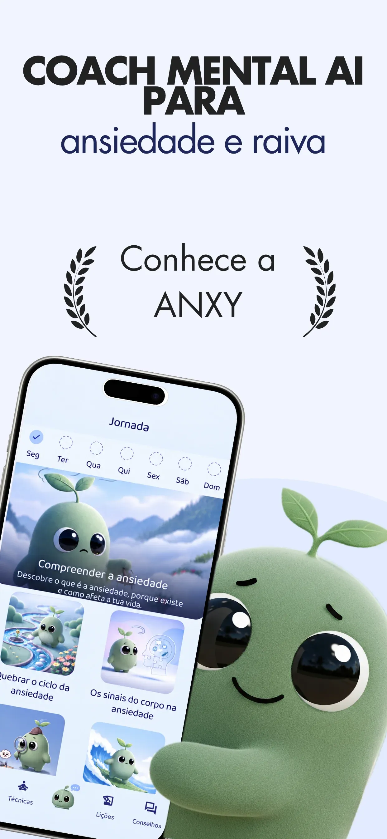 Anxy — Anxy · autoajuda para ansiedade do dia a dia